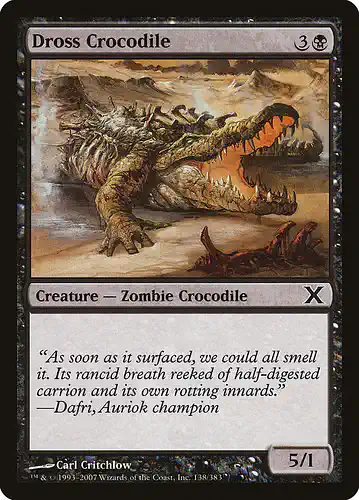 Dross Crocodile - 10e Spoiler