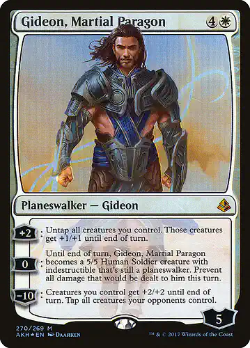 Gideon, Martial Paragon - akh Spoiler