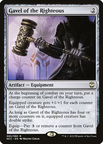 Gavel of the Righteous - ncc Spoiler