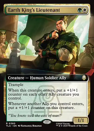 Earth King's Lieutenant - tla Spoiler