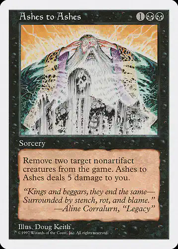 Ashes to Ashes - 5ed Spoiler