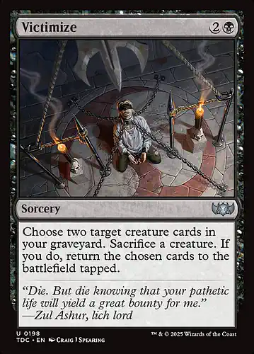 Victimize - tdc Spoiler