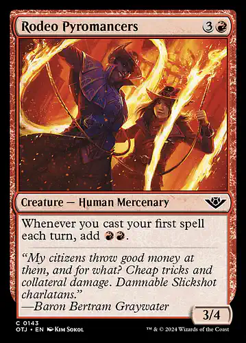 Rodeo Pyromancers - otj Spoiler