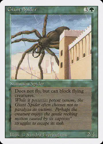 Giant Spider - 3ed Spoiler