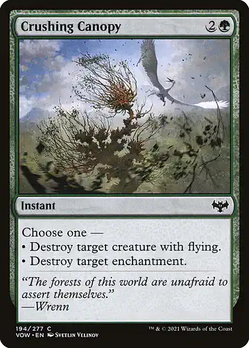 Crushing Canopy - vow Spoiler