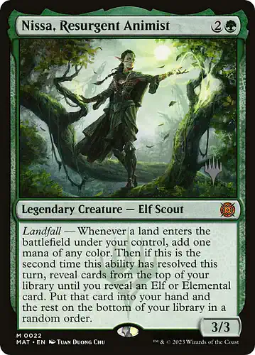 Nissa, Resurgent Animist - mat Spoiler