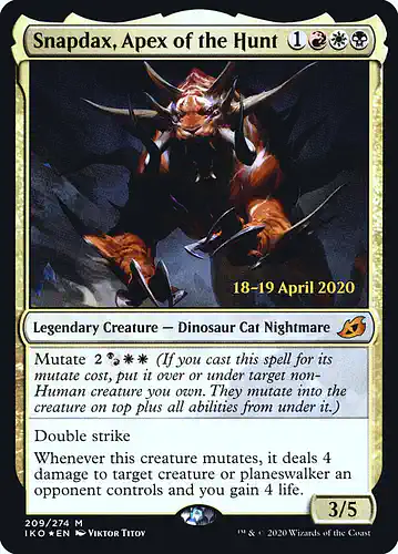 Snapdax, Apex of the Hunt - iko Spoiler