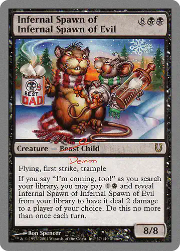 Infernal Spawn of Infernal Spawn of Evil - unh Spoiler