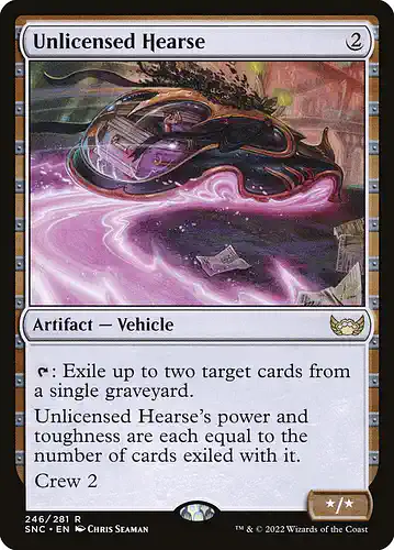 Unlicensed Hearse - snc Spoiler
