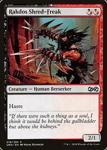 Rakdos Shred-Freak - uma Spoiler