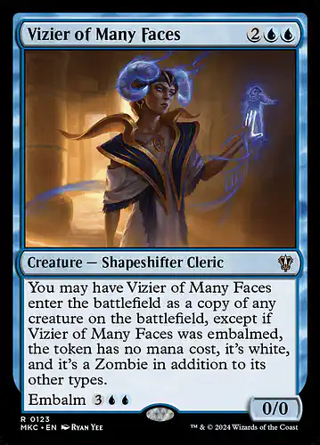 Vizier of Many Faces - mkc Spoiler