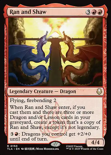 Ran and Shaw - tla Spoiler
