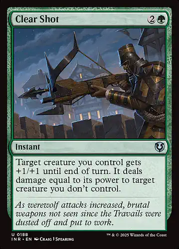 Clear Shot - inr Spoiler