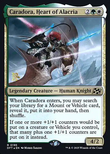 Caradora, Heart of Alacria - dft Spoiler