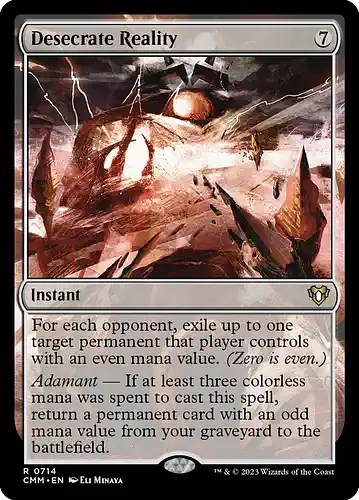 Desecrate Reality - cmm Spoiler