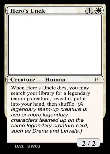 Hero's Uncle - unk Spoiler
