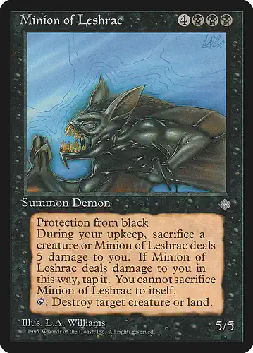 Minion of Leshrac - ice Spoiler