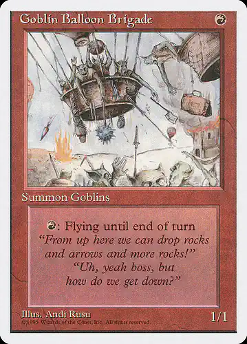 Goblin Balloon Brigade - 4ed Spoiler