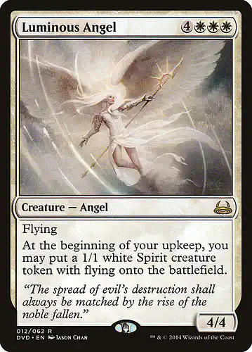 Luminous Angel - dvd Spoiler