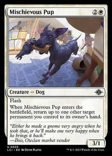 Mischievous Pup - lci Spoiler