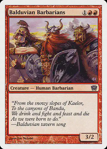 Balduvian Barbarians - 9ed Spoiler