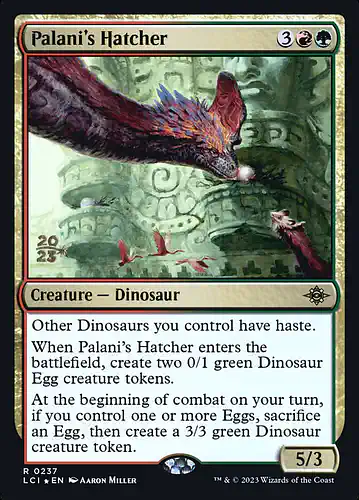 Palani's Hatcher - lci Spoiler