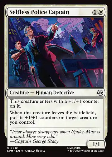 Selfless Police Captain - spm Spoiler