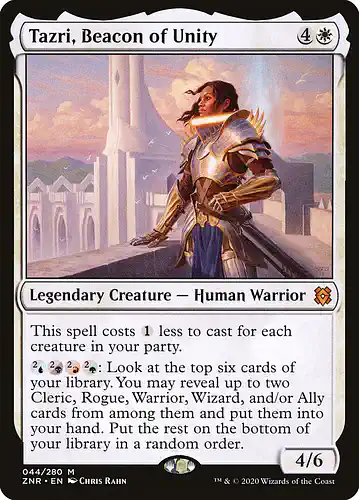 Tazri, Beacon of Unity - znr Spoiler