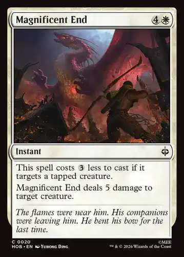 Magnificent End - hob Spoiler