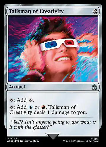 Talisman of Creativity - who Spoiler
