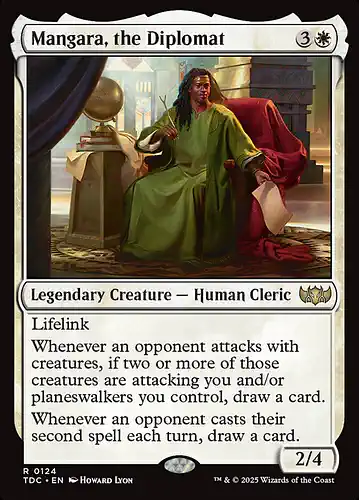 Mangara, the Diplomat - tdc Spoiler