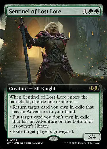 Sentinel of Lost Lore - woe Spoiler