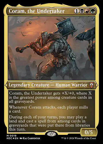 Coram, the Undertaker - m3c Spoiler