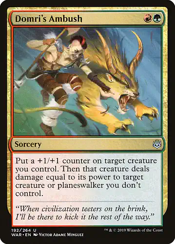 Domri's Ambush - war Spoiler
