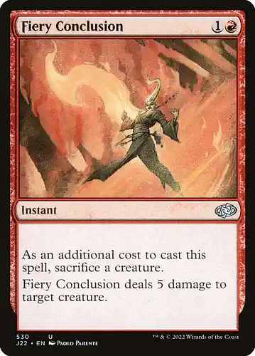 Fiery Conclusion - j22 Spoiler