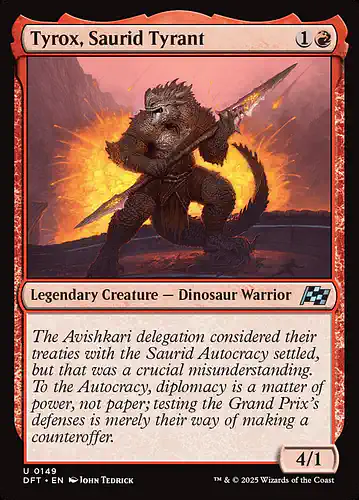 Tyrox, Saurid Tyrant - dft Spoiler