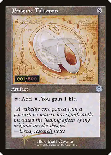Pristine Talisman - brr Spoiler