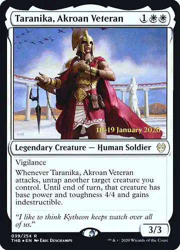 Taranika, Akroan Veteran - thb Spoiler