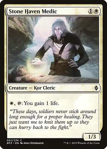 Stone Haven Medic - bfz Spoiler