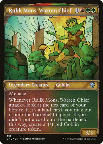 Rulik Mons, Warren Chief - dmu Spoiler