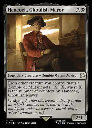 Hancock, Ghoulish Mayor - pip Spoiler