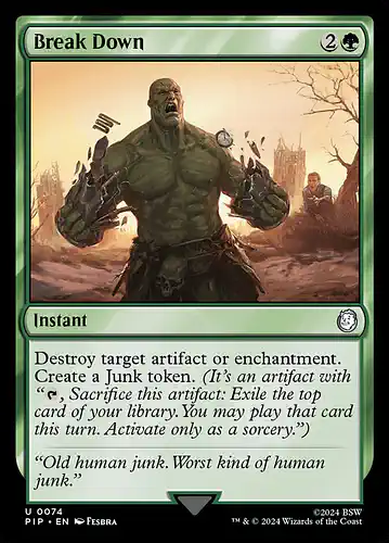 Break Down - pip Spoiler