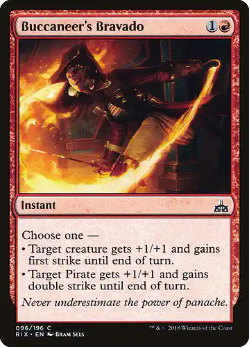 Buccaneer's Bravado - rix Spoiler