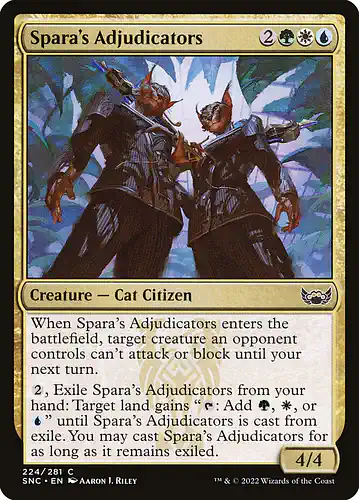 Spara's Adjudicators - snc Spoiler