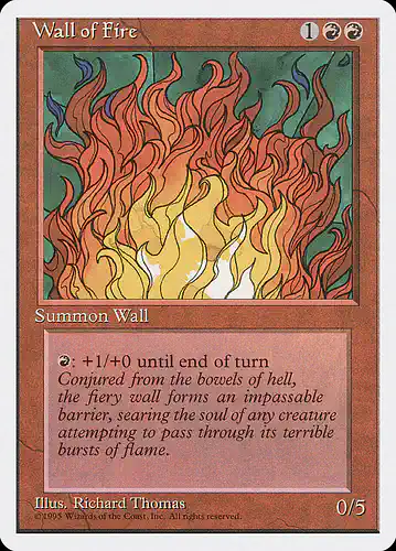 Wall of Fire - 4ed Spoiler
