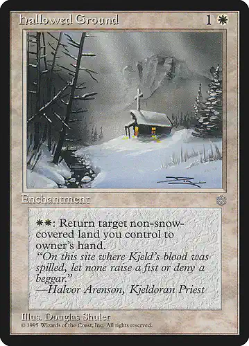 Hallowed Ground - ice Spoiler