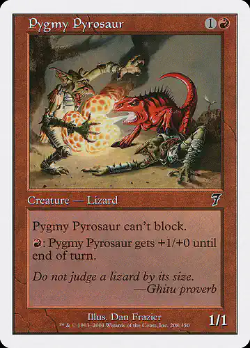 Pygmy Pyrosaur - 7ed Spoiler