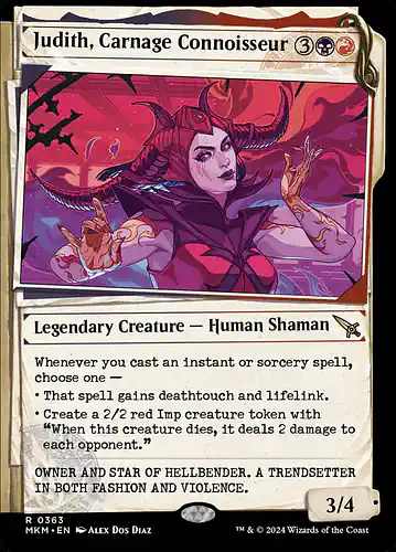 Judith, Carnage Connoisseur - mkm Spoiler
