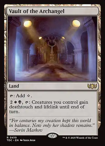 Vault of the Archangel - tdc Spoiler