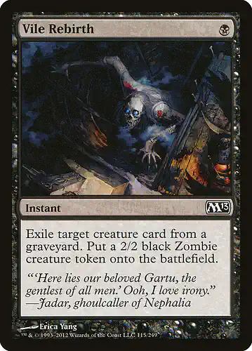 Vile Rebirth - m13 Spoiler